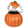 Bethany Lowe 13.0 Inch Pop Up Shelly Halloween Bones Pumpkin Pumpkin Figurines - 2 of 3