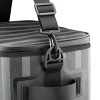 15" Soft Cooler Bag Gray Striped - National Tree Company - 3 of 4