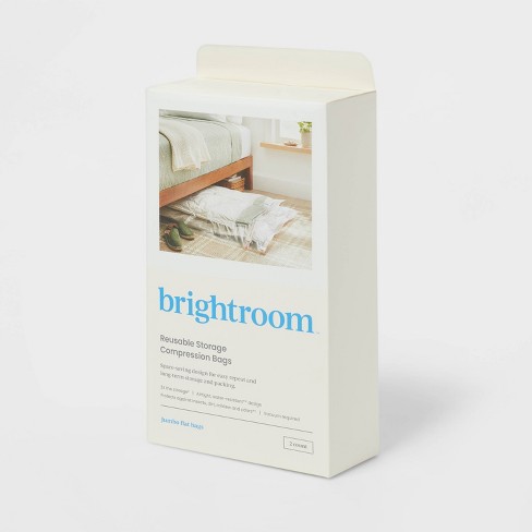 Jumbo 2pc Compression Bags Clear - Brightroom™ - image 1 of 3