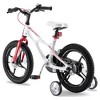 RoyalBaby RoyalMg Galaxy Fleet Children Kids Bicycle w/2 Disc Brakes and Training Wheels, for Boys and Girls Ages 3 to 5 - 2 of 4