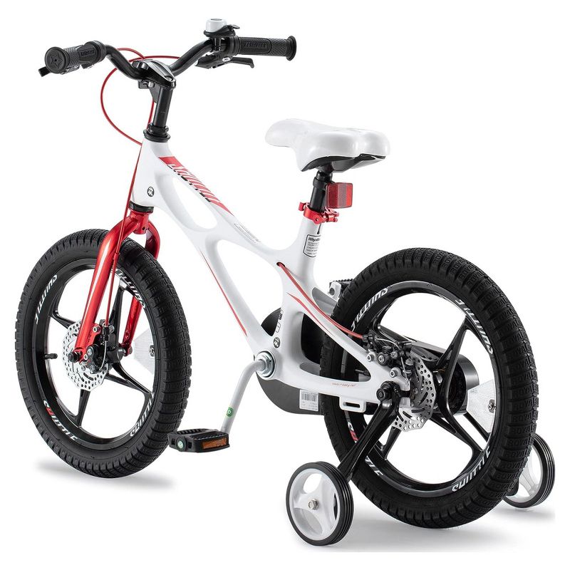 RoyalBaby RoyalMg Galaxy Fleet Children Kids Bicycle w/2 Disc Brakes and Training Wheels, for Boys and Girls Ages 3 to 5, 3 of 8