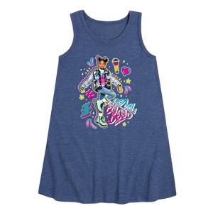 - Nickelodeon - Girl Boss Graphic Sleeveless Aline Dress - 1 of 4