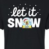 Women's - SpongeBob SquarePants - Let It Snow Cropped Graphic T-Shirt - 2 of 4