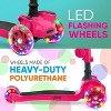 Hurtle ScootKid 3-Wheel Toddler Toy Scooter with LED Lights, Ages 1+, Fold-Out Seat - 4 of 4