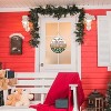 Lomsoe Christmas Welcome Wooden Hanging Decor Christmas Door Sign Wooden Farmhouse Wall Front Door Hanger Christmas Gift - 4 of 4
