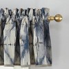 1pc 54"x18" No. 918 Keaton Geometric Print Room Darkening Rod Pocket Curtain Valance Gray - 2 of 4
