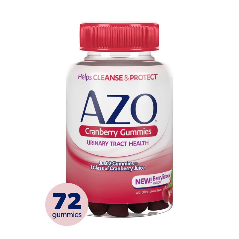 AZO Urinary Tract Health Gummies - Cranberry, 1 of 8