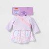14" Puff Sleeve Dress Baby Doll Outfit - Gigglescape™ - 4 of 4