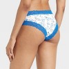 Women's Cotton Blend Cheeky Underwear with Lace - Auden™ - 2 of 4