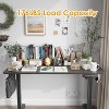 PexFix 48" x 24" Electric Standing Desk Black Desktop Height Adjustable Computer Desk Stand up Home Office Desk with Splice Board - 3 of 4