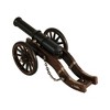 Old Modern Handicrafts Louis XIV Cannon Model – Handmade Iron Miniature with Antique Finish, 11” Display Decor - 2 of 4