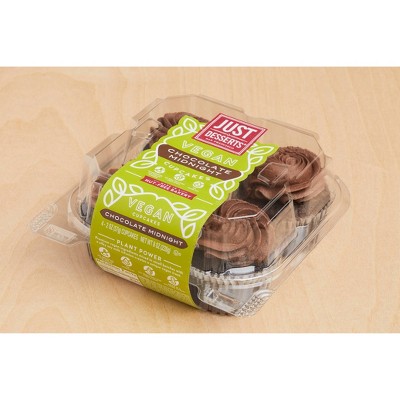 Just Desserts Vegan Chocolate Cupcake - 4ct