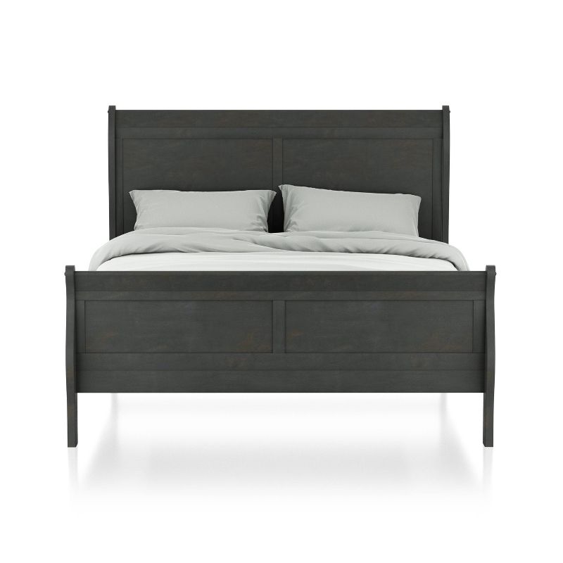 Sliver Sleigh Panel Bed - HOMES: Inside + Out, 5 of 9