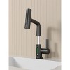 ALEXOUN Pull-Out Lift LED Temperature Digital Display Bathroom Basin Faucet, Single Handle 360° Rotatable Waterfall 3-in-1 Basin Tap - 4 of 4