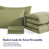 7PC Campus Ready Dorm Twin XL Bedding Bundle, Solid Comforter, Pillows and Sheet Set - 2 of 4
