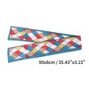 Unique Bargains Women's Geometric Satin Headband Orange Red 1 Pc - 4 of 4