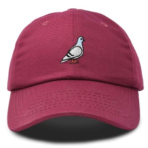 Dalix Pigeon Embroidered Cap Cotton Baseball Dad Hat for Men & Women Casual Cool - 1 of 4