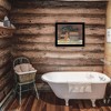 "HOT BATH" by Pam Britton, Ready to Hang Framed Print, Black Frame - 2 of 4
