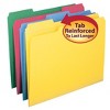 Smead® File Folders, Reinforced 1/3-Cut Tab, Letter Size, 4 Assorted Colors, 12 Per Box, 2 Boxes - 2 of 4