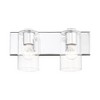 Livex Lighting Zurich 2 - Light Vanity in  Polished Chrome - 4 of 4