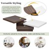 NicBex Modern Square Rotatable Top Coffee Table with Storage,Wood Grain Tea Table,Center Table for Living Room - 4 of 4
