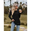 Long Sleeve Shirts for Women Crew Neck Fall Tops Lightweight Dressy Tunic Sweaters Fashion Clothes 2025 S-2XL - 4 of 4