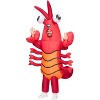Joyfy Adults Halloween Inflatable Costumes Suit, Lobster Blow-up Full Body Costumes Featured Huge Pliers for Cosplay Party (65-71inches） - 2 of 4