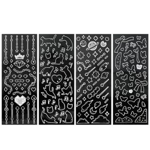 Wrapables Colorful Decorative Stickers for Scrapbooking, DIY Crafts, Stationery, Diary - 1 of 4