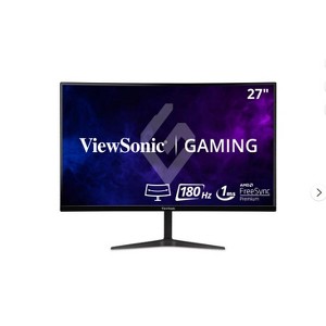 ViewSonic VX2718-PC-MHD 27 Inch Curved 1080p 1ms 180Hz Gaming Monitor with AMD FreeSync Premium, Eye Care, HDMI and Display Port - 1 of 4