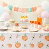 Sparkle and Bash 3 Pack Sweet Peach Tablecloths, 54x108 Inch Table Covers for Birthday and Baby Shower Party Supplies - 2 of 4