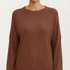 Anna-Kaci Women's Long Sleeve Ribbed Knit Top with Subtle Ruffle Cuff Detail - 3 of 4