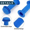 Unique Bargains Child Bike Handlebar Grips Covers 4.13" Blue 1 Pair - 4 of 4