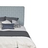Acme Furniture Queen 91" Saree Bed Light Teal Chenille/Gray Finish - 4 of 4