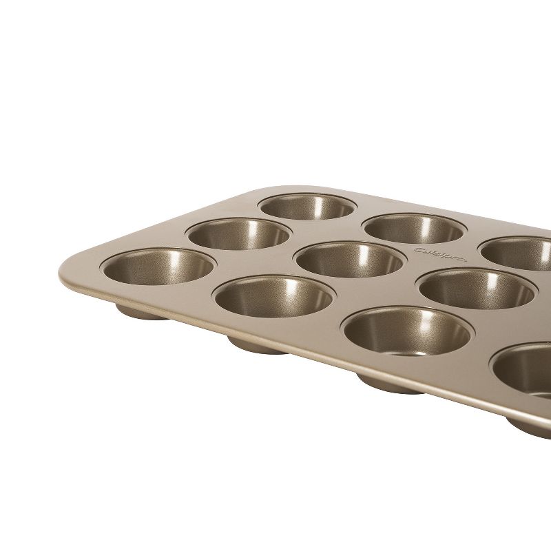Cuisipro 12-Cup Steel Nonstick Muffin Baking Pan, 3 of 6