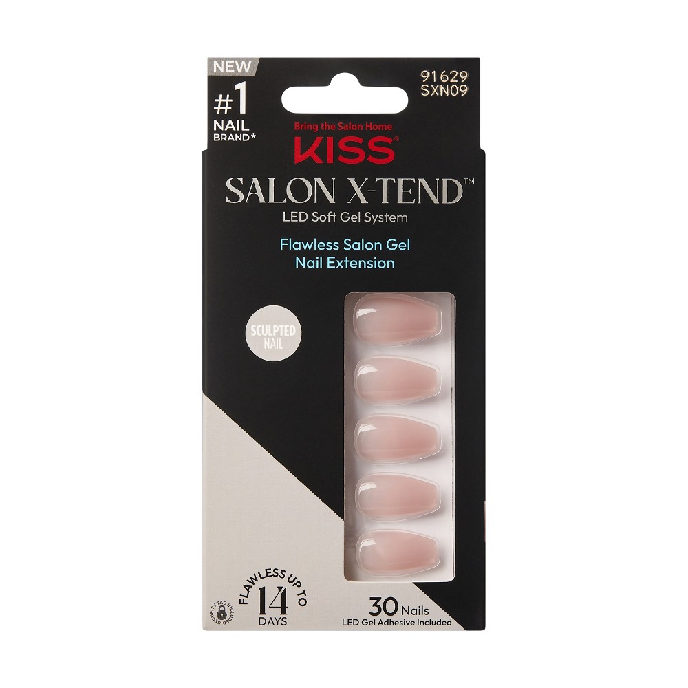 Photos - Manicure Cosmetics KISS Products Salon X-tend Fake Nails - Change It - 34ct