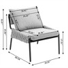 XINGHANZHENXUAN Modern Accent Lounge Chair, Comfortable Armchair with Cushioned Seat and Backrest for Living Room or Bedroom - 4 of 4