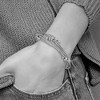 Black Bow Jewelry Multi Strand Pink or Gray Leather Stainless Steel Bead Bracelet, 8 In - 4 of 4