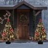 4.5 FT Prelit Premium Artificial Christmas Treefor Christmas Decoration,Yard,Home,Office,Outdoor,Indoor - 3 of 4