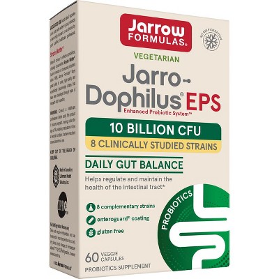 Jarrow Formulas, Inc. Vegetarian Jarro-Dophilus Eps 10 Billion Cfu 60 Veg Caps.