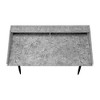 Monarch Specialties Computer Desk Home Office Laptop Storage Shelves 48InchL Work Metal Laminate Grey Black Contemporary Modern - 4 of 4