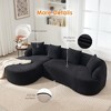 Whisen L-Shape Sectional Sofa with Curved Chaise - 3 of 4