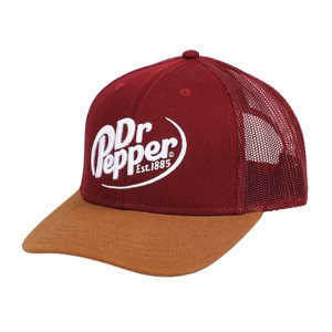 Dr Pepper Classic Logo Adult Mesh Trucker Cap - 1 of 4
