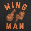 Mens Wing Man T Shirt Funny Buffalo Chicken Wings Sarcastic Novelty Tee - Crazy Dog Men's T Shirt - 2 of 4