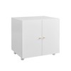 NicBex 2-Door File Cabinet with Lock Mobile Storage Cabinet Mobile Under Desk Storage Filing Cabinet for Home, Office - 4 of 4
