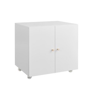 NicBex 4 Drawer Mobile File Cabinet with Casters,Office Cabinet with Round Knobs Design,Modern Storage Cabinet,Filing Cabinets for Home Office - 1 of 4
