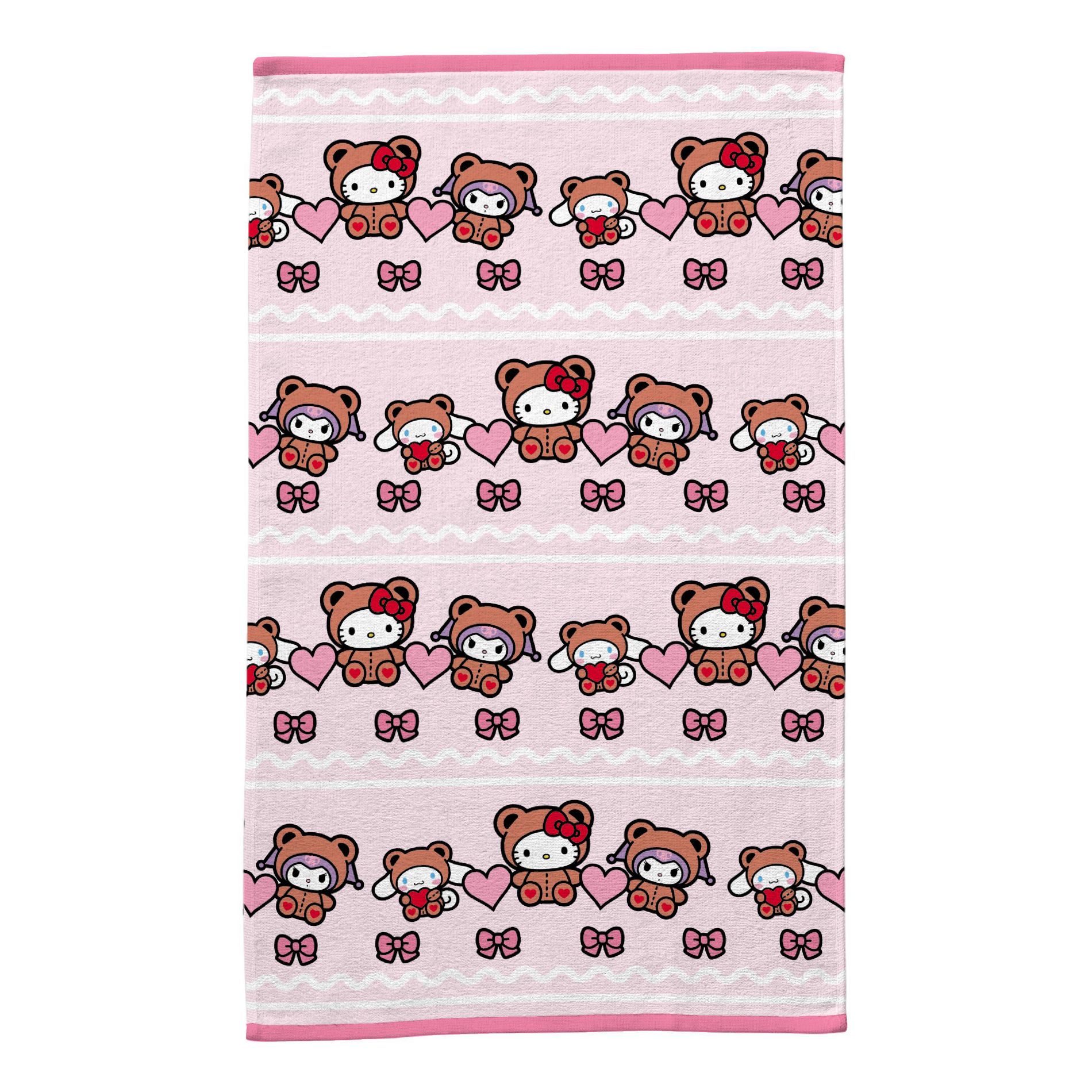 2pk Hello Kitty Valentine's Day Kitchen Towel Set