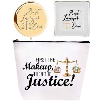 Meant2tobe Best Lawyer Ever Cosmetic Bag - White