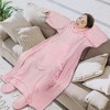 PAVILIA Wearable Blanket with Sleeves and Foot Pockets, Fleece Warm Snuggle Pocket Sleeved Throw for Women Men Adults - 3 of 4
