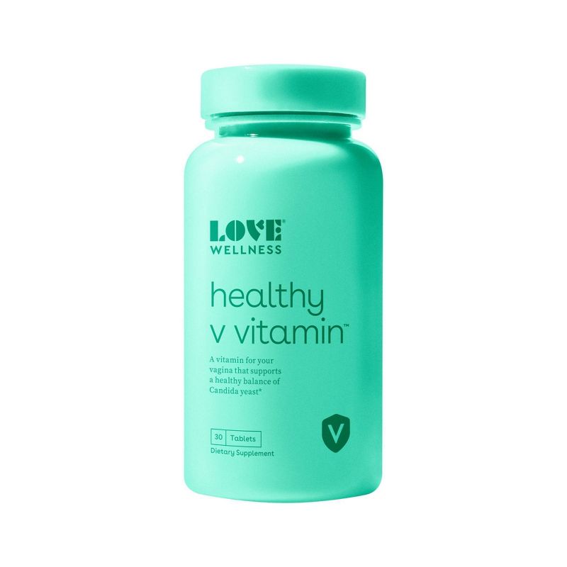 Love Wellness Healthy Vegan Vitamin for Vaginal Health and Candida Yeast - 30ct, 1 of 8