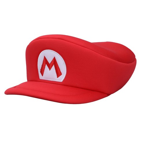 Super Mario Bros Embroidered Mario M Patch Men's Red Beret Cap : Target